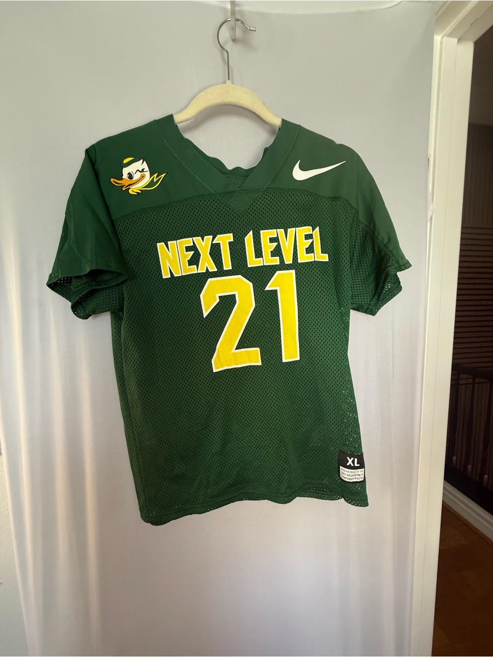 Nike Green Mesh Athletic Jersey with XL Tag